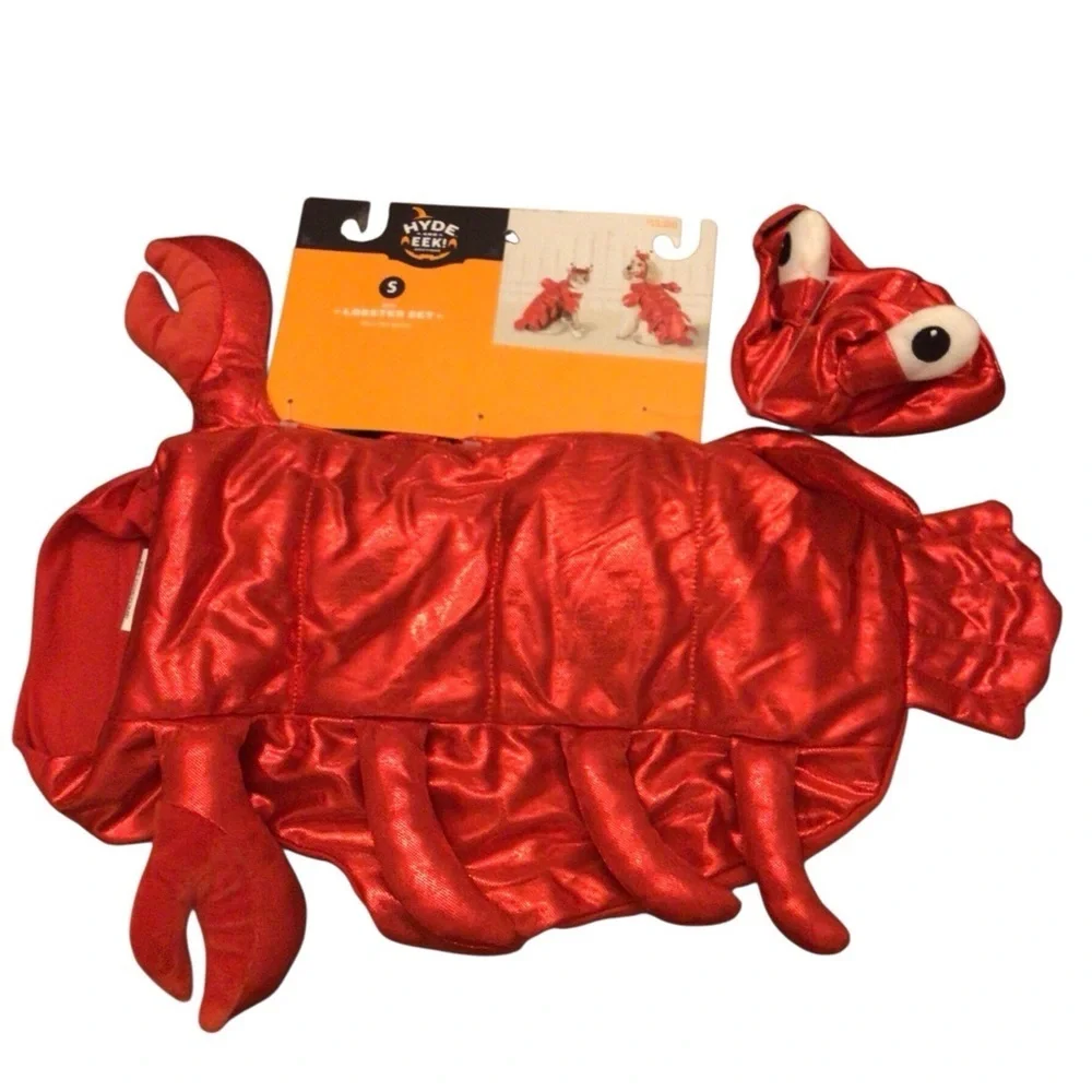 Sold! Hyde & Eek Boutique Lobster Dog Halloween Costume 2pc Set Size Small